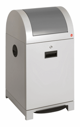 ProfiLine recycling pedaalemmer met binnenemmer 40 ltr, Hailo, kleur witaluminium/grijs, model VB 094285