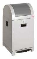 ProfiLine recycling pedaalemmer met binnenemmer 40 ltr, Hailo, kleur witaluminium/grijs, model VB 094285