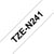Labeltape Brother P-touch TZe-N241 ongelamineerd 18mm zwart op wit