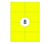 Etiket Rillprint 105x74mm fluorgeel 800 etiketten