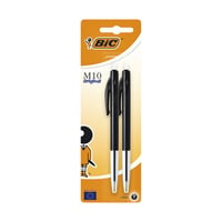 Balpen Bic M10 M zwart/blister 2