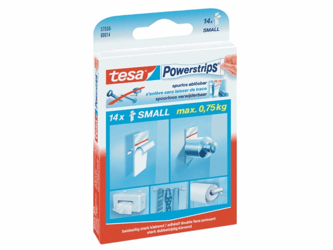 Powerstrip tesa Small zelfklevend/ds 14 artikel afbeelding