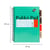 Projectboek Pukka Metallic B5 lijn 4-tabs 200 pagina's 80gr groen