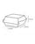 FSC® kraft hamburgerbox 116x120x70mm