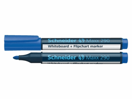 Viltstift Schneider Maxx 290 whiteboard rond 2-3mm blauw