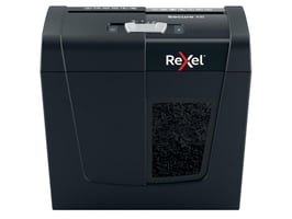 Rexel Secure X6 Papiervernietiger, P4 Cross-Cut Snippers, 10L, 6 Vellen, Zwart