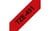Brother TZe tape voor P-Touch 24 mm, zwart op rood