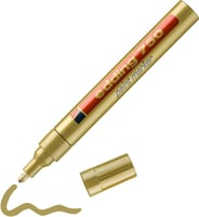 Viltstift edding 750 lakmarker rond 2-4mm goud