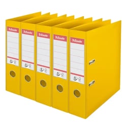 Esselte No.1 Power ordner PP, 75 mm, geel