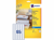 ETIKET AVERY J8651-10 38.1X21.2MM 650ST artikel afbeelding