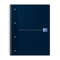 Collegeblok Oxford Office Essentials A4+ lijn 4-gaats 180 pagina's 80gr assorti