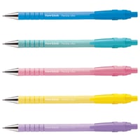 Balpen Paper Mate Flexgrip drukknop pastel schrijfkleur blauw