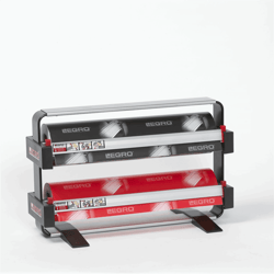 Dispenser tbv 2 rollen, Ø 15.5 cm, max. rolbreedte 110 cm artikel afbeelding