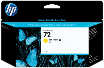 INKCARTRIDGE HP 72 C9373A HC GEEL artikel afbeelding