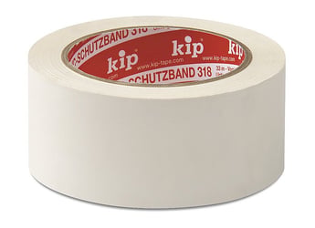 KIP 318 PVC-masking tape 38mm x 33m geribbeld-wit artikel afbeelding