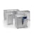 Aluminium afvalbak voor kringloopmateriaal G®-COLLECT inhoud 1x45 l zilverkleurig
