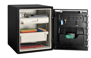 Kluis Master Lock brandvrij en waterdicht electronisch combi-slot XXL zwart