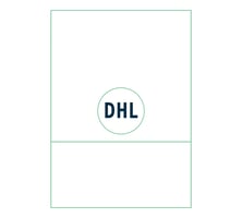 Retourlabel DHL IEZZY A4 1.000 vel 210x102mm 1000 labels