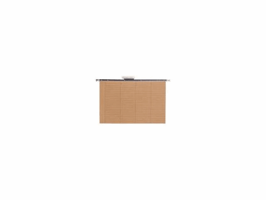 Hangmap Djois Economy recycled foolscap V-bodem bruin 25 stuks