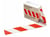 391 Kip Afzetband rood/wit. Breedte 80mm x lengte 500m