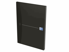Notitieboek Oxford Office Essentials A4 96vel lijn zwart