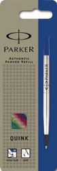 Parker vullingen voor roller medium punt, blauw (op blister) [Doos] artikel afbeelding