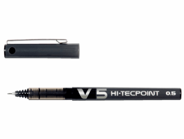 ROLLERPEN PILOT HI-TECPOINT V5 0.3MM Zwart