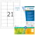 Etiket HERMA recycling 10727 63.5x38.1mm 1680 stuks wit