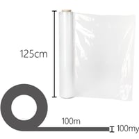 LDPE Folie 250cm x 100mt. 100 micron