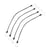 Rubber bevestigingsriem VE = 4 stuks lengte