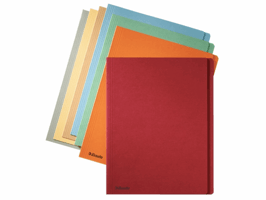 Esselte Vouwmap onbedrukt Premium A4, 275 g/m², rood (pak 100 stuks)