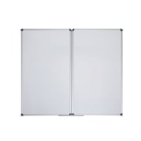Whiteboard inklapbaar plaatstaal, gecoat (Bordbreedte: 1200 mm; Breedte: 1200 mm; Breedte gesloten: 1200 mm; Gewicht: 14.36 kg)