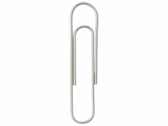 Staples Paperclips Vernikkeld, 25 mm (pak 1000 stuks) artikel afbeelding