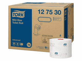 Toiletpapier Tork T6 Advanced 2-laags 100m wit 127530