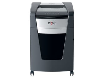 Rexel XP420+ Papierversnipperaar 20 vel, P-4, Anti-vastlooptechnologie, Zwart
