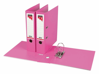 ORDNER QUANTORE A4 80MM PP ROZE  artikel afbeelding