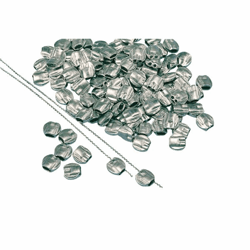 Zegels, lood, VE = 2000 stuks, 10x10 mm artikel afbeelding