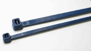 Tyraps 368 mm x 7,6 mm, blauw, detecteerbaar