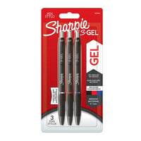 Gelschrijver Sharpie 0,7mm blister à 3 standaard kleuren
