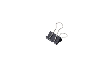 PAPIERKLEM MAUL 213 FOLDBACK 19MM ZWART Doos 12 stuks