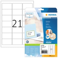 Etiket HERMA 5029 A4 63.5x38.1mm premium 525stuks wit