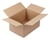 Verzenddoos CleverPack enkelgolf 250x250x250mm bruin pak à 25 stuks