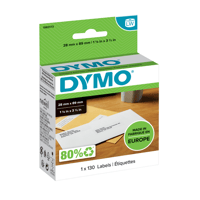 Etiket Dymo labelwriter 19831 28mmx89mm adres rol à 130 stuks