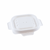 Suikerriet deksel voor art. BAKJE-240ML/130X130X42MM-WIT, BAKJE-350ML/130X130X59MM-WIT en BAKJE-350ML/130X130X59MM/BIOLAMINATED-WIT, kleur wit artikel afbeelding