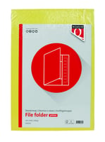 Dossiermap Quantore Folio 300gr geel