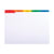 Tabkaart Exacompta 210 x 160 mm A5 wit