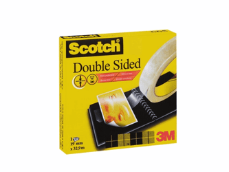 Scotch® Plakband 665 dubbelzijdig 19 mm x 33 m (rol 33 meter) artikel afbeelding