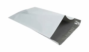 Kleding Verzendzak A5 | Wit/Zwart Glossy