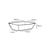 FSC® kraft/PLA coated snackbakje 114x67x39mm A9