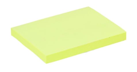 Memoblaadjes Quantore 76x101mm geel artikel afbeelding